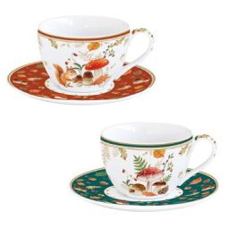 Set de 2 chávenas de chá
